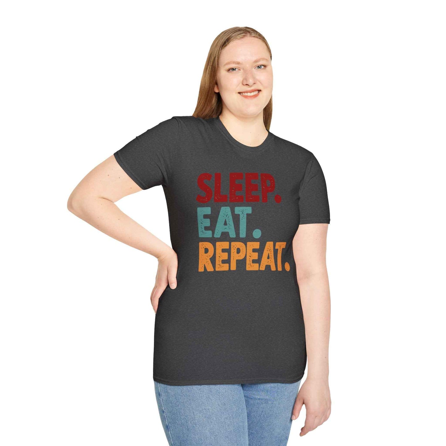 Sleep Eat Repeat Unisex Softstyle T-Shirt