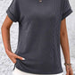 Mandy Striped Round Neck Short Sleeve T-Shirt