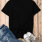 Graphic Round Neck Short Sleeve T-Shirt