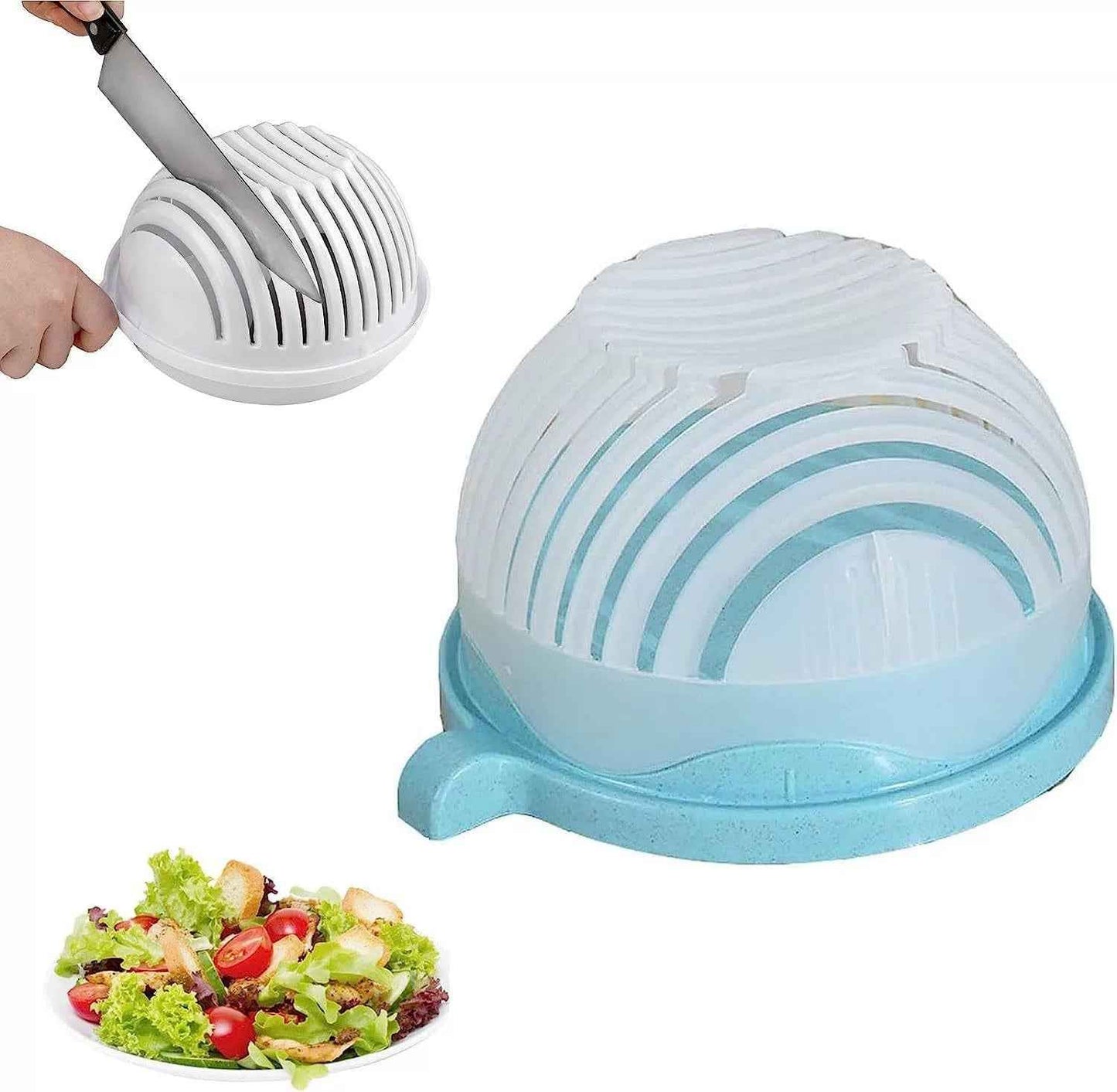 Generic Salad Cutter Bowl for Quick and Easy Meal Prep