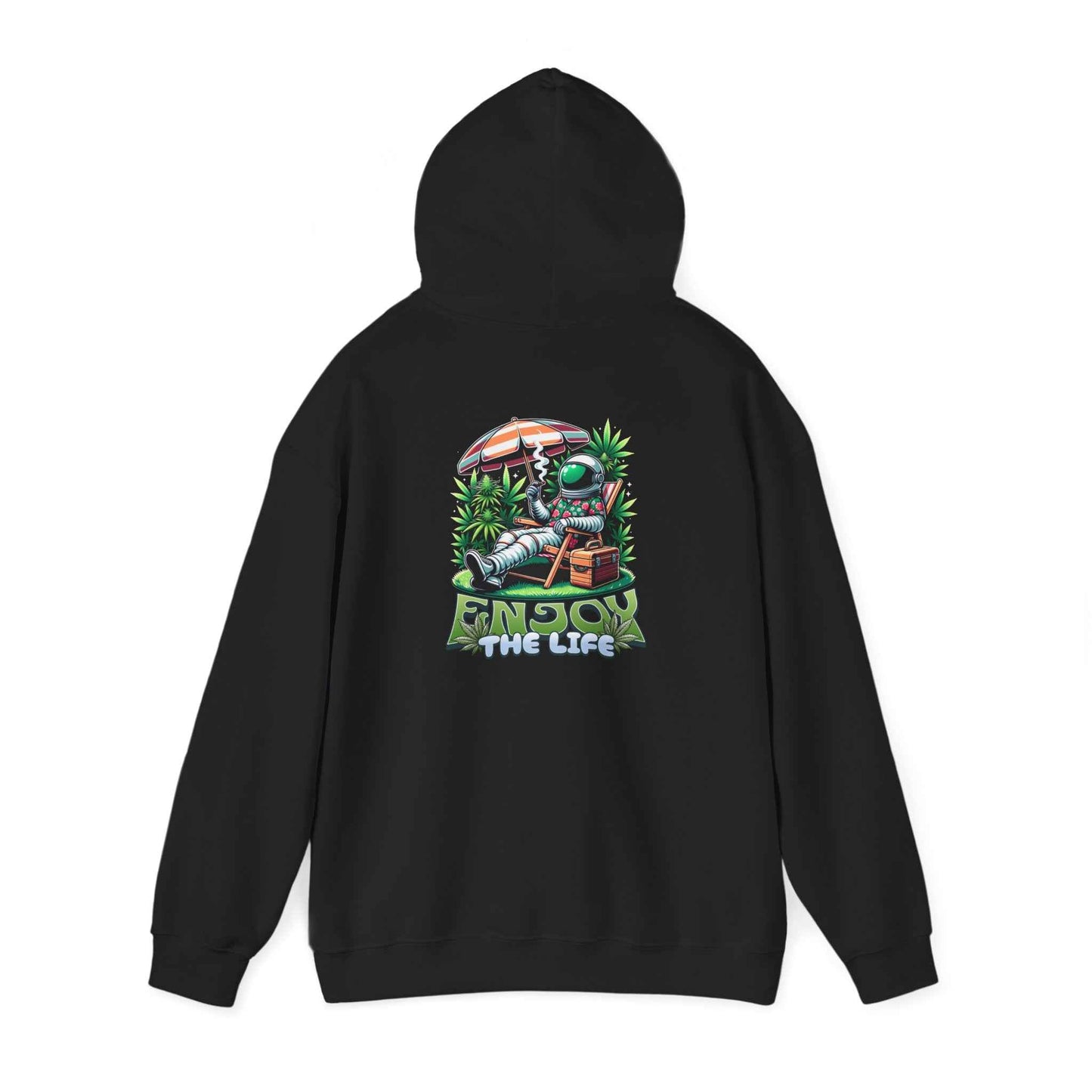 Astronaut Enjoy The Life  Plant Floral Cartoon Graphic Pullover