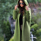 imms1k-9f - Womens AllSeason Hooded ButtonUp Knit Cardigan