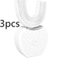 Ultrasonic Electric Toothbrush, Automatic Tooth Cleaner, Lazy U-shaped Toothbrush