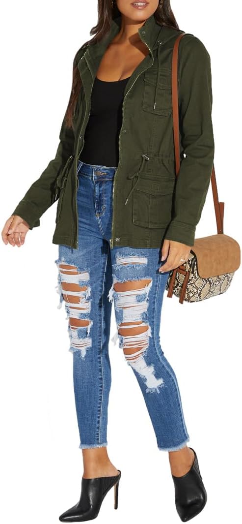 Zimonto - sexycherry Casual Jackets for Women Long Sleeve Lightweight Outwear Bomber Coats with Pockets Import Single ASIN Import Multiple ASIN ×Product customization General Description Gallery Reviews Variations Additional details Produ Casual Jackets