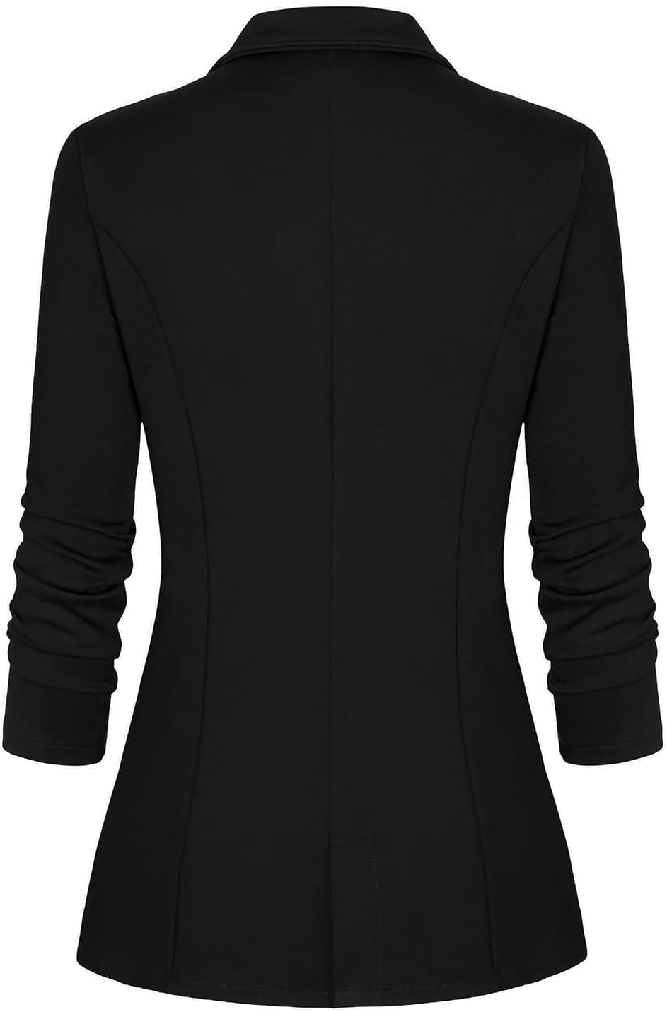 Zimonto - Genhoo Women's Long Sleeve Blazer Open Front Cardigan Jacket Work Office Blazer with Zipper Pockets S-3XL Import Single ASIN Import Multiple ASIN ×Product customization General Description Gallery Reviews Variations Additional d Blazers