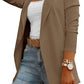 Zimonto - Womens Casual Long Sleeve Blazers Solid Color Knit Blazer Work Office Open Front Blazer Jacket Import Single ASIN Import Multiple ASIN ×Product customization General Description Gallery Reviews Variations Additional details Prod Blazers