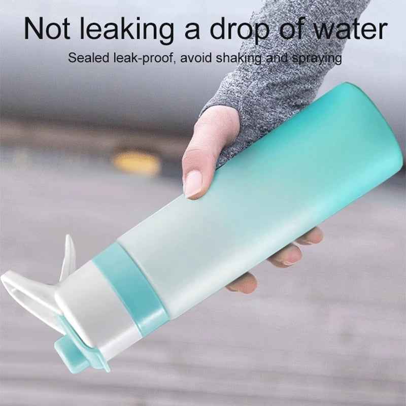 Generic Large Capacity Spray Water Bottle for Easy Hydration
