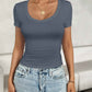Devine Scoop Neck Short Sleeve T-Shirt