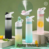 Generic Large Capacity Spray Water Bottle for Easy Hydration
