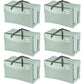 6 Pack Moving and Storage Bags, Heavy Duty, Alternative to Moving Boxes, Large Packing Totes Supplies for Colleg Dorm Room