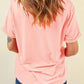 Rabbit Round Neck Short Sleeve T-Shirt