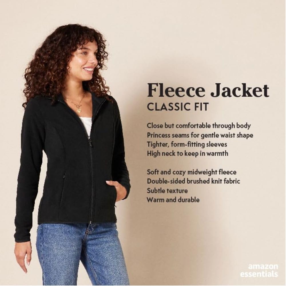 Zimonto - Amazon Essentials Women's Classic-Fit Full-Zip Polar Soft Fleece Jacket (Available in Plus Size) Import Single ASIN Import Multiple ASIN ×Product customization General Description Gallery Reviews Variations Additional details Pr Fleece