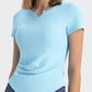 Millennia Notched Short Sleeve Active T-Shirt