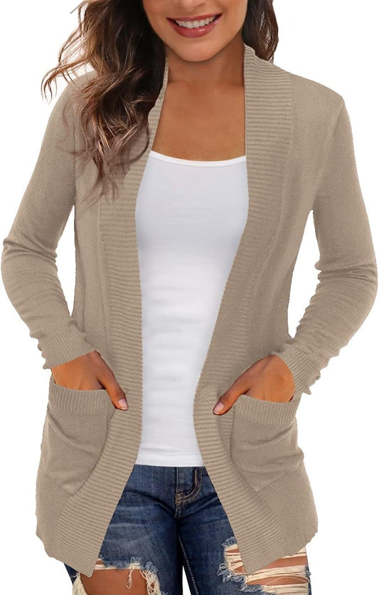 Zimonto - REDHOTYPE Women's Cardigans with Pockets Casual Lightweight Open Front Cardigan Sweaters for Women (S-2XL) Import Single ASIN Import Multiple ASIN ×Product customization General Description Gallery Reviews Variations Additional Cardigans