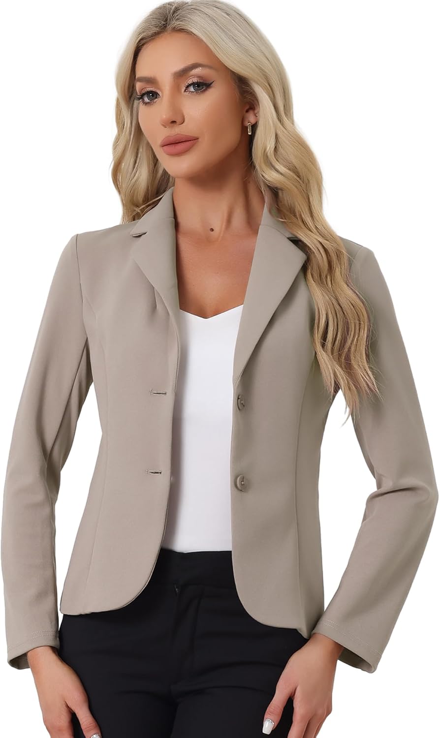 Zimonto - Allegra K Women's Work Office Blazer Stretch Lapel Collar Long Sleeve Jacket Suit Blazer Import Single ASIN Import Multiple ASIN ×Product customization General Description Gallery Reviews Variations Additional details Product Ta Blazers