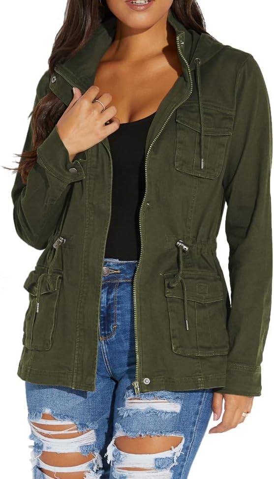 Zimonto - sexycherry Casual Jackets for Women Long Sleeve Lightweight Outwear Bomber Coats with Pockets Import Single ASIN Import Multiple ASIN ×Product customization General Description Gallery Reviews Variations Additional details Produ Casual Jackets