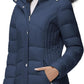 Zimonto - SLOW DOWN Women Winter Down Puffer Coat Warm Hooded Mid-Length Down Jacket for Women with Faux Fur Trim Hood and Pile Collar Import Single ASIN Import Multiple ASIN ×Product customization General Description Gallery Reviews Vari Down Jackets & Parkas