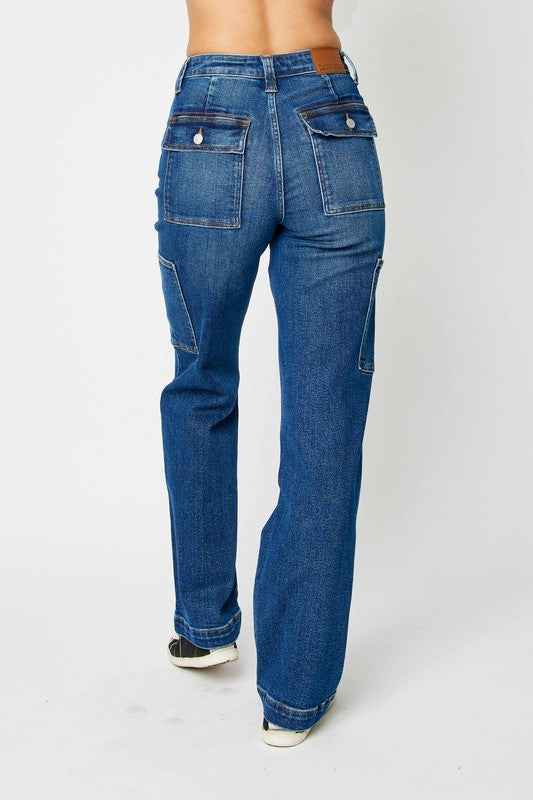 Judy Blue Full Size High Waist Cargo Jeans