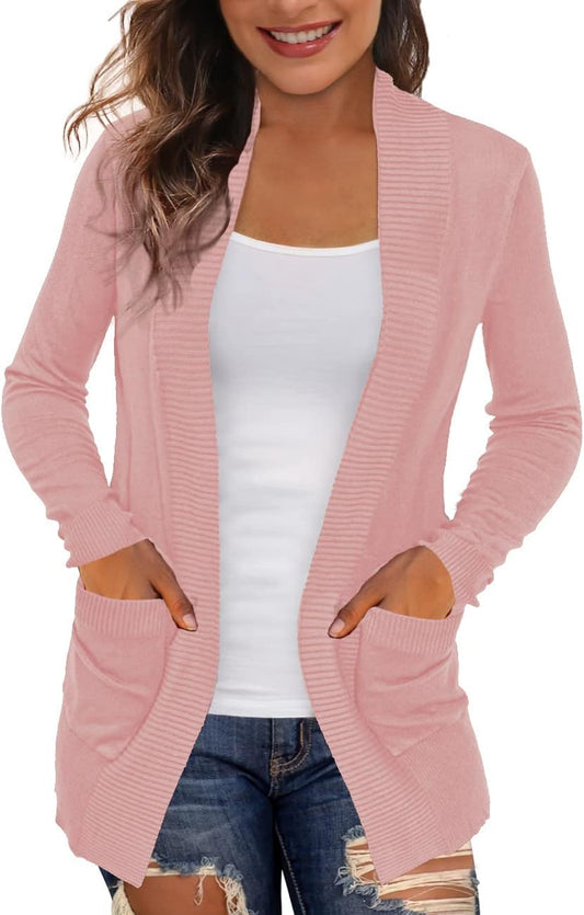 Zimonto - REDHOTYPE Women's Cardigans with Pockets Casual Lightweight Open Front Cardigan Sweaters for Women (S-2XL) Import Single ASIN Import Multiple ASIN ×Product customization General Description Gallery Reviews Variations Additional Cardigans