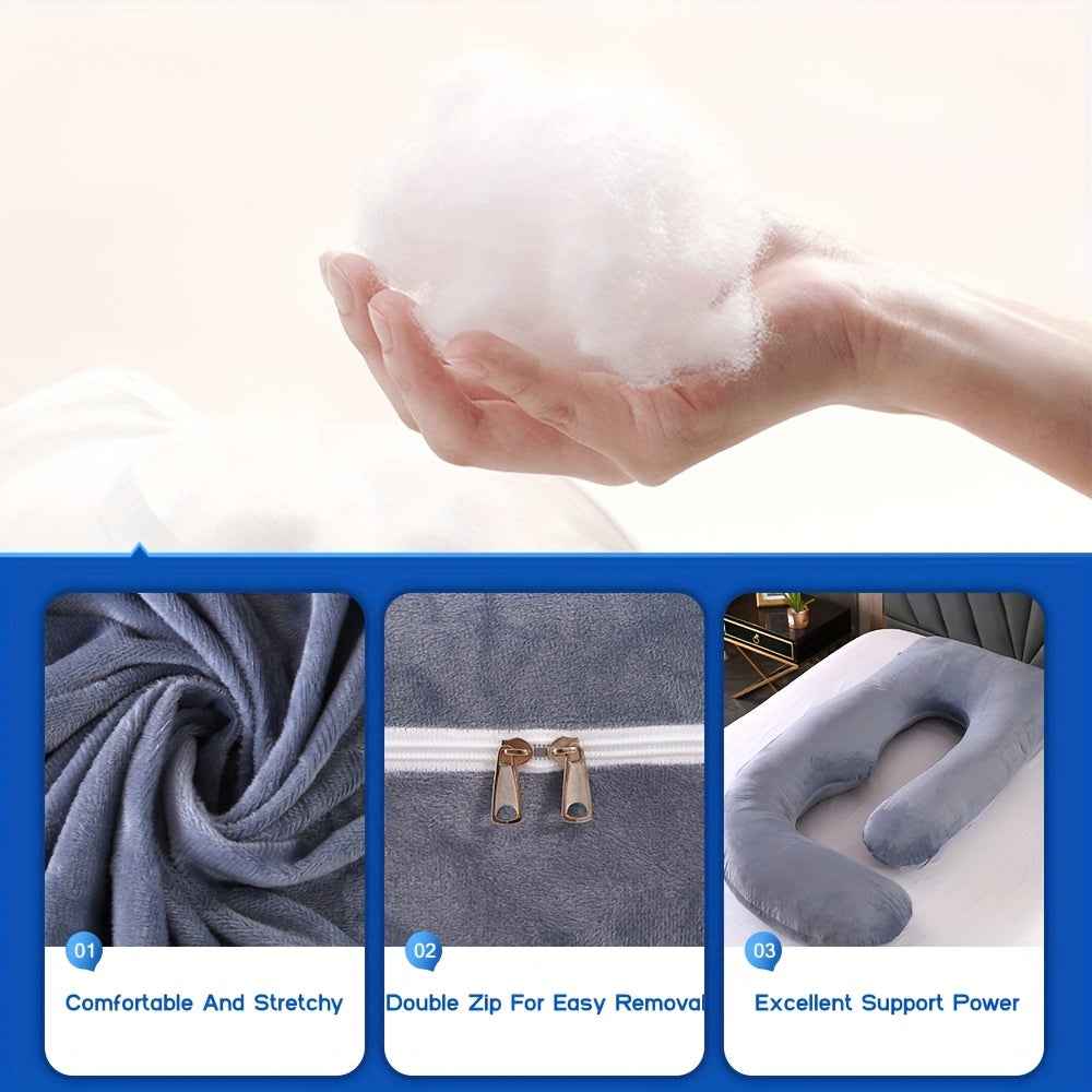 60 JShaped Full Body Pillow Ultimate Sleep Comfort