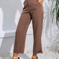 Cropped Straight Leg Pants