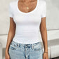 Devine Scoop Neck Short Sleeve T-Shirt