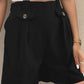 Perfee Decorative Button Pocketed Shorts