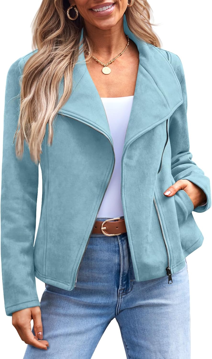 Zimonto - AUTOMET Womens Faux Leather Jackets Suede Fall Fashion 2025 Outfits Winter Clothes Open Front Cropped Coat Outwear Import Single ASIN Import Multiple ASIN ×Product customization General Description Gallery Reviews Variations Add Leather & Faux Leather