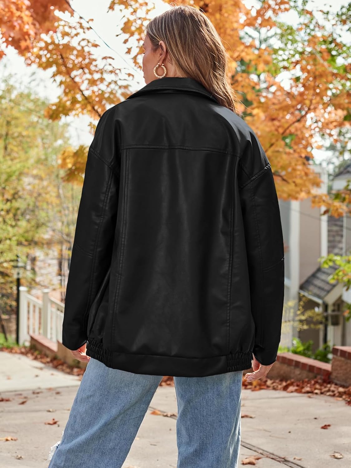 Zimonto - AUTOMET Womens Oversized Leather Jackets Faux Suede Fall Fashion Motorcycle Coats Winter Outfits Clothes Y2k Tops Import Single ASIN Import Multiple ASIN ×Product customization General Description Gallery Reviews Variations Addi Leather & Faux Leather