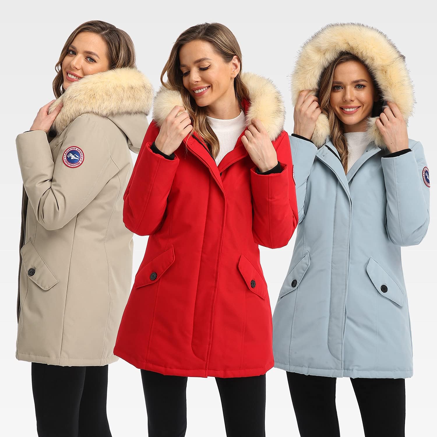 Zimonto - PUREMSX Duck Down Winter Coat for Women Insulated Long Thick Fur Hood Puffer Warm Parka Jacket Import Single ASIN Import Multiple ASIN ×Product customization General Description Gallery Reviews Variations Additional details Prod Down Jackets & Parkas