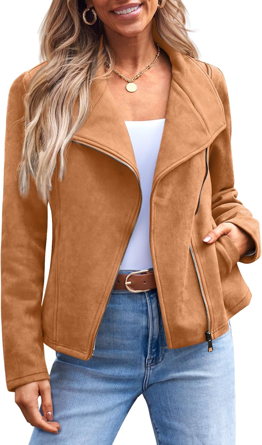 Zimonto - AUTOMET Womens Faux Leather Jackets Suede Fall Fashion 2025 Outfits Winter Clothes Open Front Cropped Coat Outwear Import Single ASIN Import Multiple ASIN ×Product customization General Description Gallery Reviews Variations Add Leather & Faux Leather