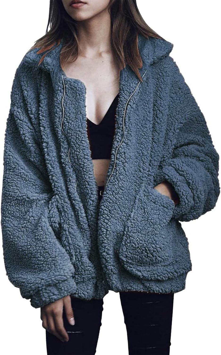 Zimonto - PRETTYGARDEN Women's Fashion Winter Coat Sherpa Fleece Faux Fur Shearling Oversized Trendy Jackets Warm Outerwear Import Single ASIN Import Multiple ASIN ×Product customization General Description Gallery Reviews Variations Addi Fur & Faux Fur