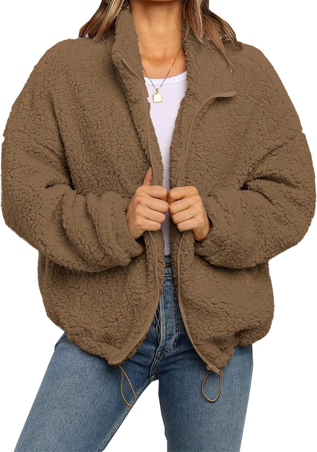 Zimonto - PRETTYGARDEN Women's Fashion Winter Coat Sherpa Fleece Faux Fur Shearling Oversized Trendy Jackets Warm Outerwear Import Single ASIN Import Multiple ASIN ×Product customization General Description Gallery Reviews Variations Addi Fur & Faux Fur