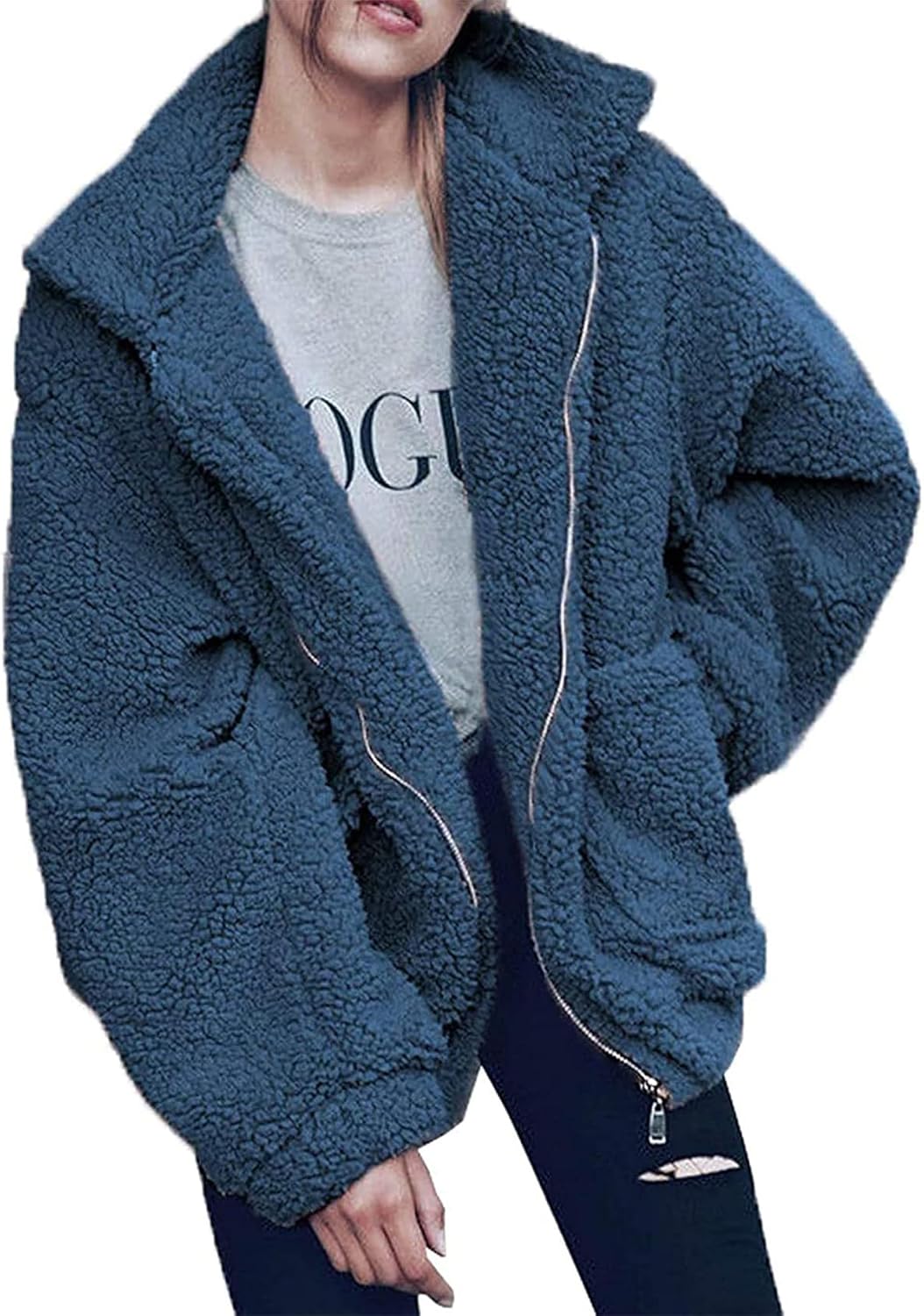 Zimonto - PRETTYGARDEN Women's Fashion Winter Coat Sherpa Fleece Faux Fur Shearling Oversized Trendy Jackets Warm Outerwear Import Single ASIN Import Multiple ASIN ×Product customization General Description Gallery Reviews Variations Addi Fur & Faux Fur