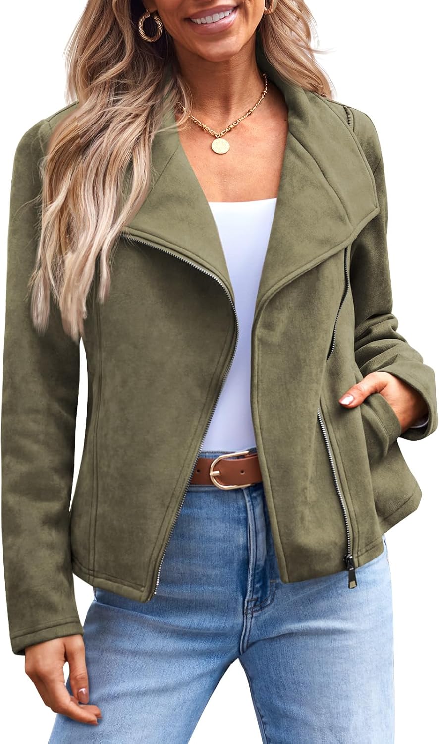 Zimonto - AUTOMET Womens Faux Leather Jackets Suede Fall Fashion 2025 Outfits Winter Clothes Open Front Cropped Coat Outwear Import Single ASIN Import Multiple ASIN ×Product customization General Description Gallery Reviews Variations Add Leather & Faux Leather