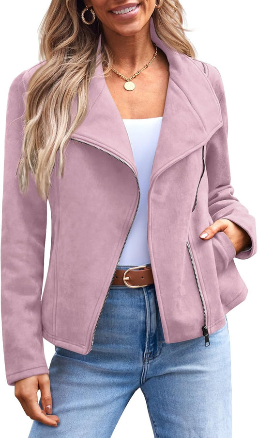 Zimonto - AUTOMET Womens Faux Leather Jackets Suede Fall Fashion 2025 Outfits Winter Clothes Open Front Cropped Coat Outwear Import Single ASIN Import Multiple ASIN ×Product customization General Description Gallery Reviews Variations Add Leather & Faux Leather