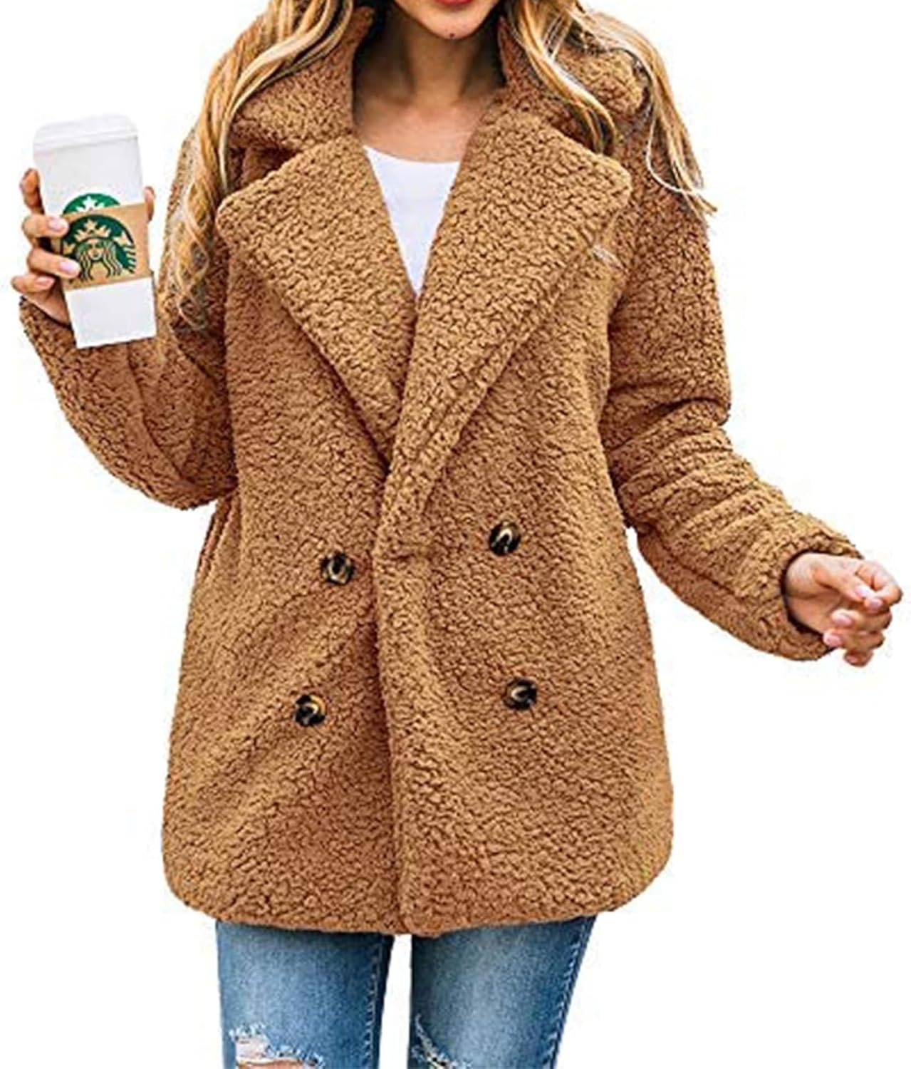 Zimonto - PRETTYGARDEN Women's Fashion Winter Coat Sherpa Fleece Faux Fur Shearling Oversized Trendy Jackets Warm Outerwear Import Single ASIN Import Multiple ASIN ×Product customization General Description Gallery Reviews Variations Addi Fur & Faux Fur