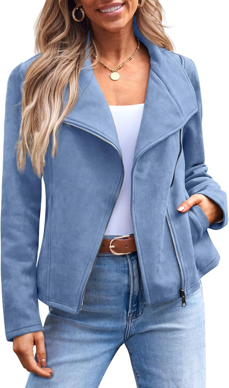 Zimonto - AUTOMET Womens Faux Leather Jackets Suede Fall Fashion 2025 Outfits Winter Clothes Open Front Cropped Coat Outwear Import Single ASIN Import Multiple ASIN ×Product customization General Description Gallery Reviews Variations Add Leather & Faux Leather