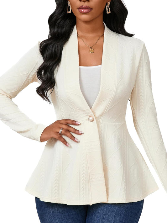 Zimonto - Women Casual Blazers Button Knit Lightweight Business Cardigan Jackets Blazer for Work Import Single ASIN Import Multiple ASIN ×Product customization General Description Gallery Reviews Variations Additional details Product Tags Blazers