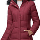 Zimonto - SLOW DOWN Women Winter Down Puffer Coat Warm Hooded Mid-Length Down Jacket for Women with Faux Fur Trim Hood and Pile Collar Import Single ASIN Import Multiple ASIN ×Product customization General Description Gallery Reviews Vari Down Jackets & Parkas