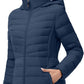 Zimonto - SLOW DOWN Women Winter Down Puffer Coat Warm Hooded Mid-Length Down Jacket for Women with Faux Fur Trim Hood and Pile Collar Import Single ASIN Import Multiple ASIN ×Product customization General Description Gallery Reviews Vari Down Jackets & Parkas