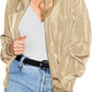 Zimonto - Zeagoo Women's Bomber Jacket Casual Coat Zip Up Outerwear Windbreaker with Pockets S-XXL Import Single ASIN Import Multiple ASIN ×Product customization General Description Gallery Reviews Variations Additional details Product Ta Casual Jackets