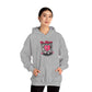 Be Moved Retro Heart Checkerboard Graphic Hoodie