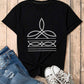 Graphic Round Neck Short Sleeve T-Shirt