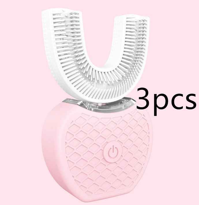 Ultrasonic Electric Toothbrush, Automatic Tooth Cleaner, Lazy U-shaped Toothbrush