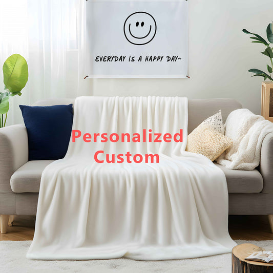 Custom Photo Blanket Cozy Warm Personalized Gift for All