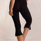 Side Slit Capris Leggings