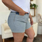 Judy Blue Full Size Color Block Denim Shorts