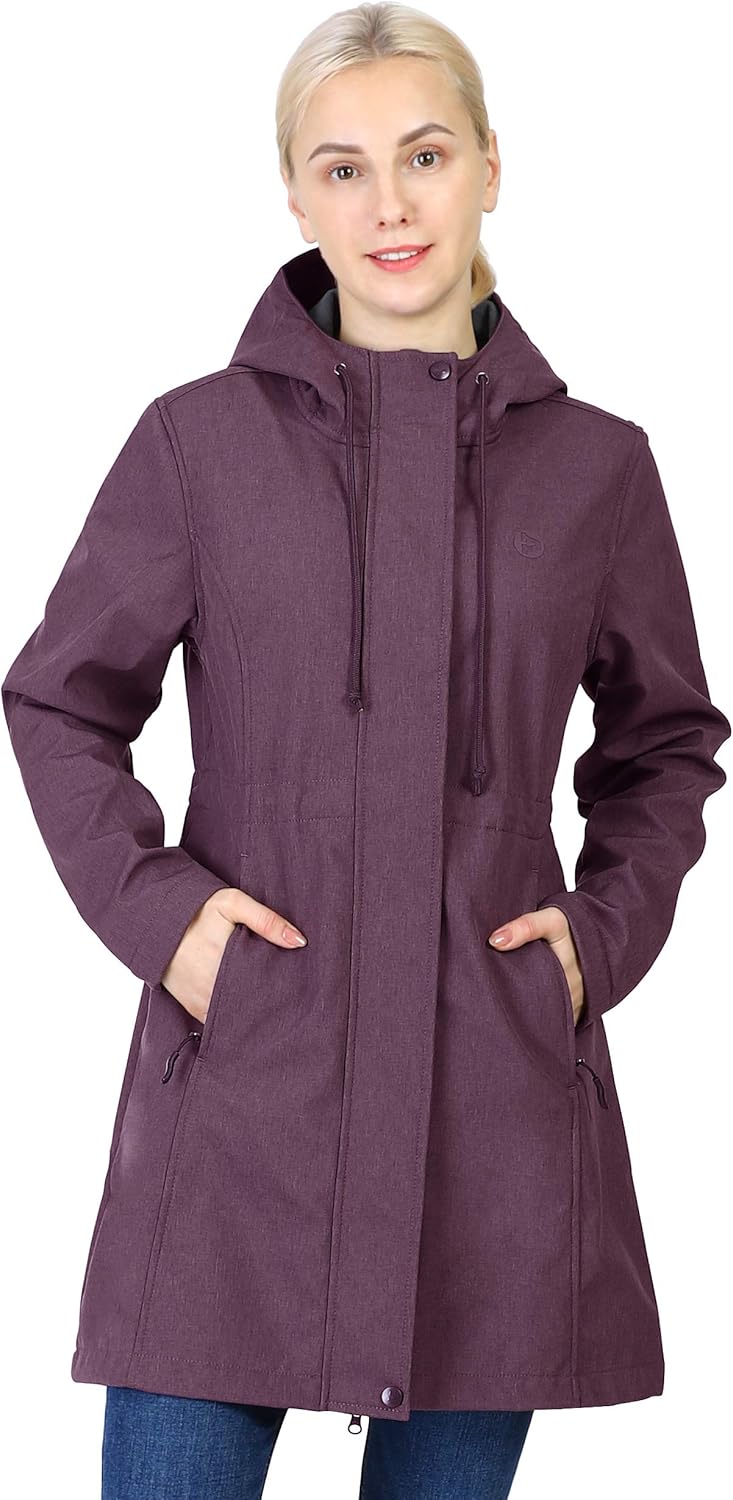 Zimonto - Outdoor Ventures Women's Lightweight Waterproof Fleece Lined Hooded Softshell Rain Jacket, Warm Windbreaker Long Coat Import Single ASIN Import Multiple ASIN ×Product customization General Description Gallery Reviews Variations Insulated Shells