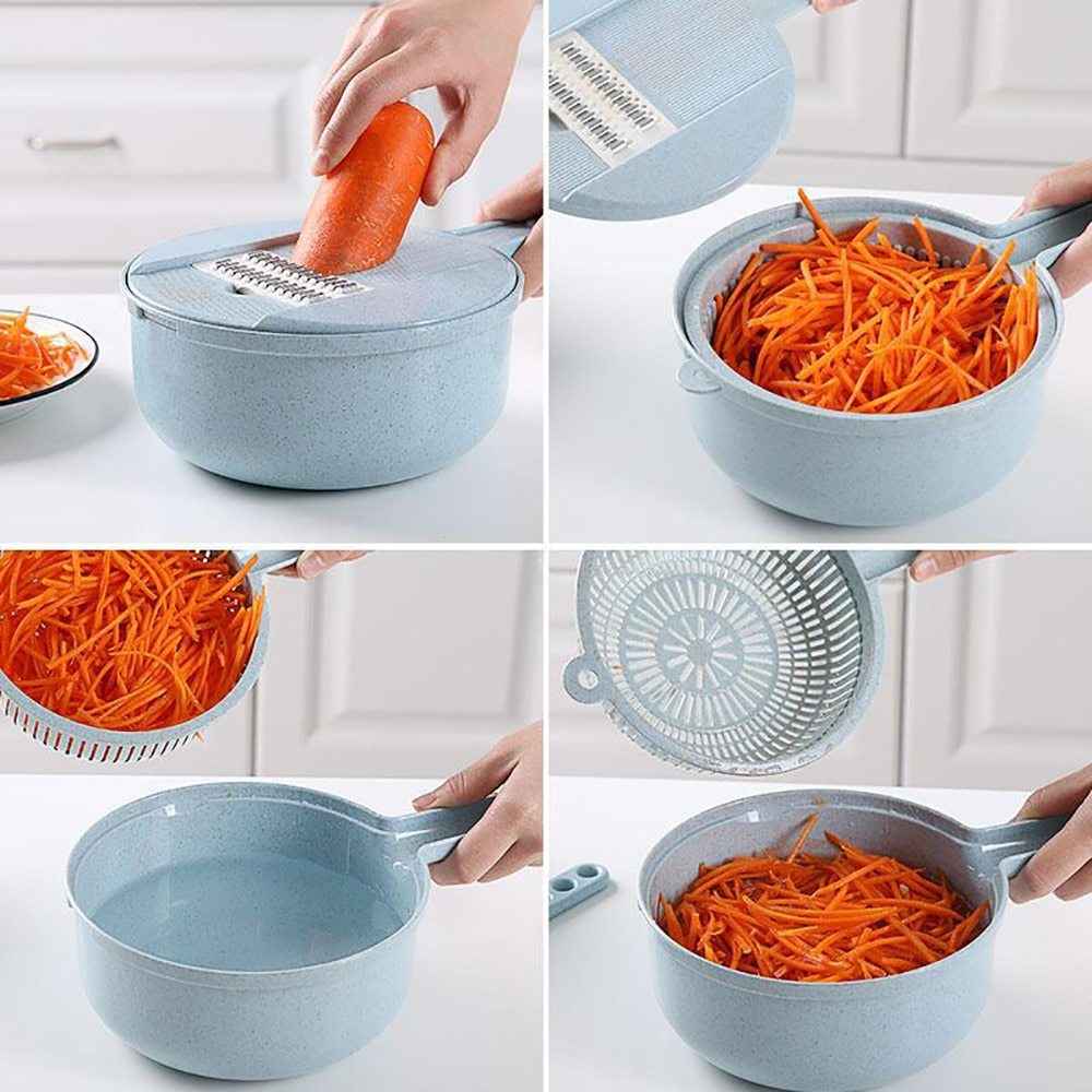 Zimonto Vegetable Slicer Mandoline Cutter - Easy Prep Tool